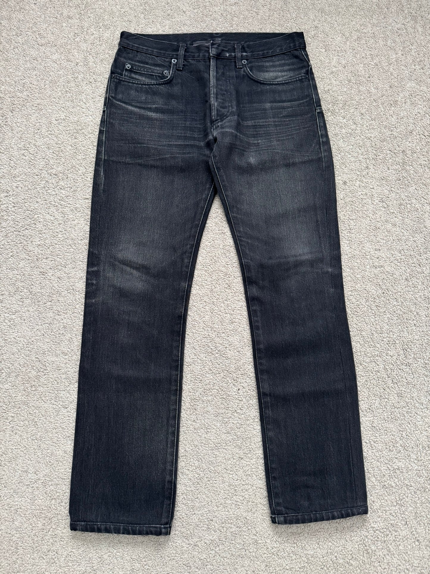 AW05 Dior Homme by Hedi Slimane "In The Morning" Faded Denim Jeans
