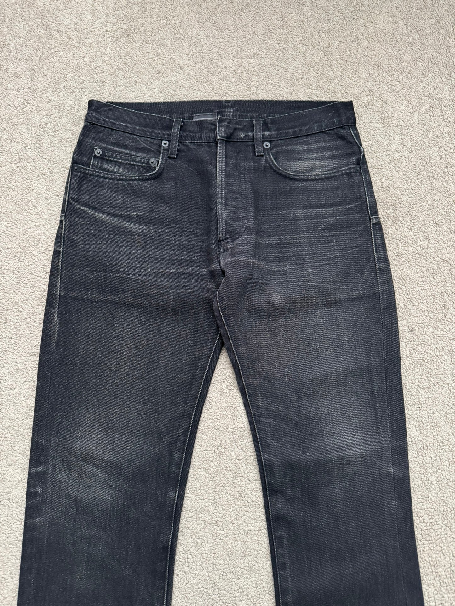 AW05 Dior Homme by Hedi Slimane "In The Morning" Faded Denim Jeans