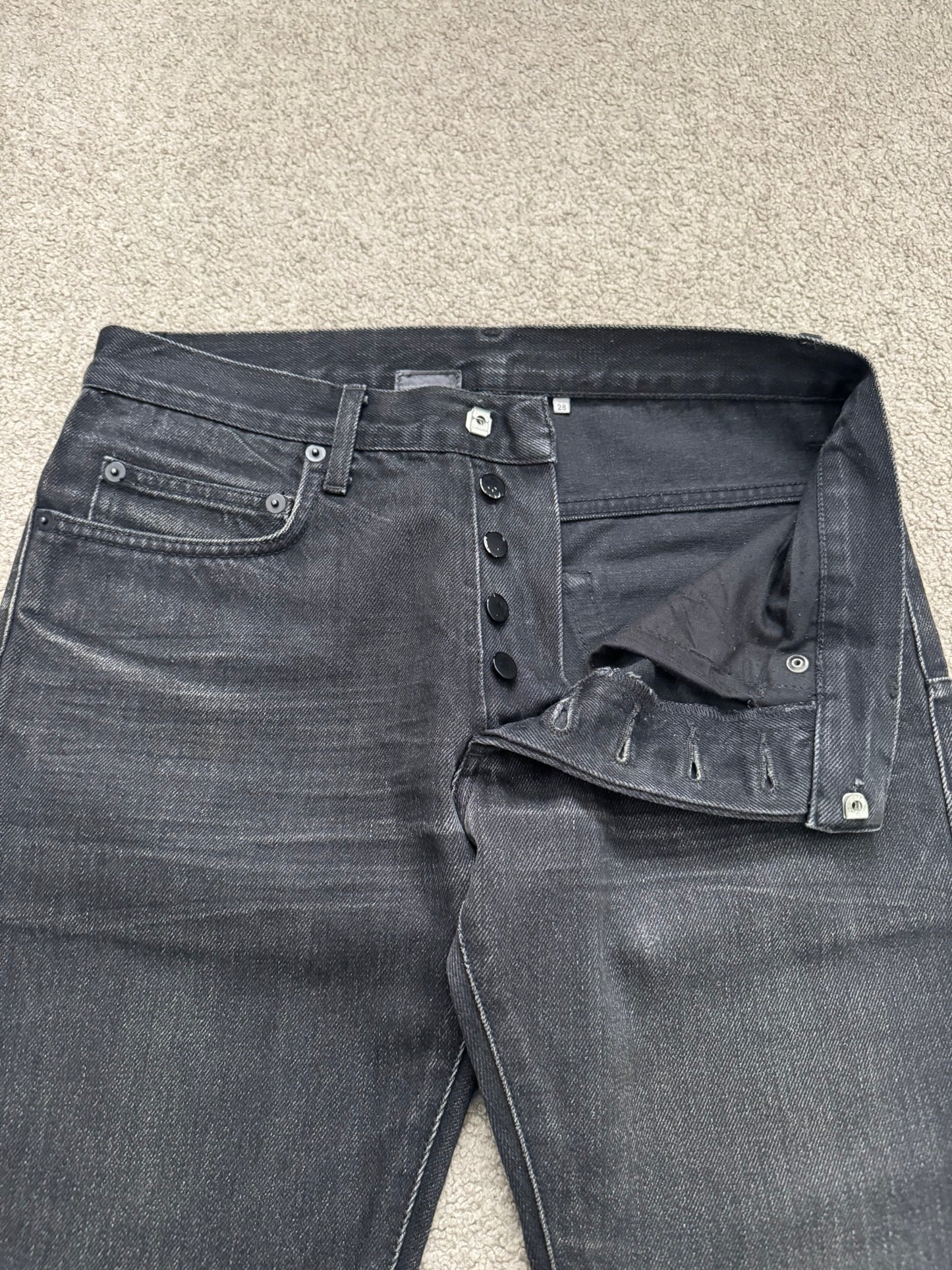 AW05 Dior Homme by Hedi Slimane "In The Morning" Faded Denim Jeans