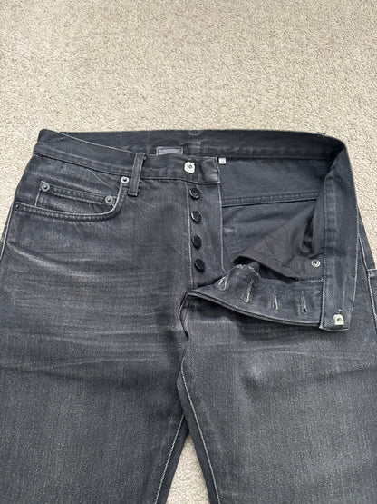 AW05 Dior Homme by Hedi Slimane "In The Morning" Faded Denim Jeans
