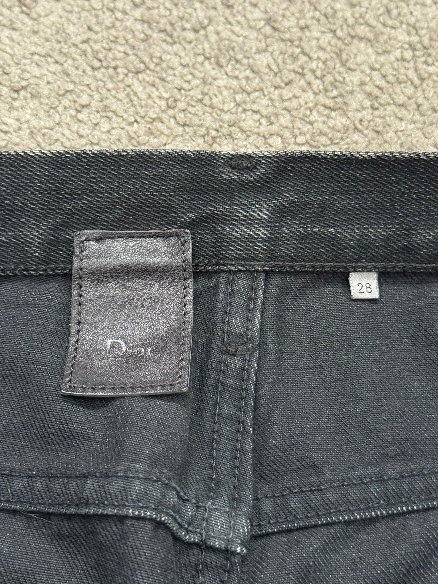 AW05 Dior Homme by Hedi Slimane "In The Morning" Faded Denim Jeans