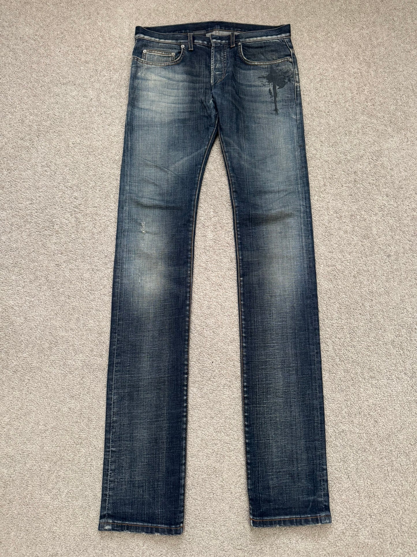 AW09 Dior Homme by Kris Van Assche "Basquiat" Jake Denim Jeans