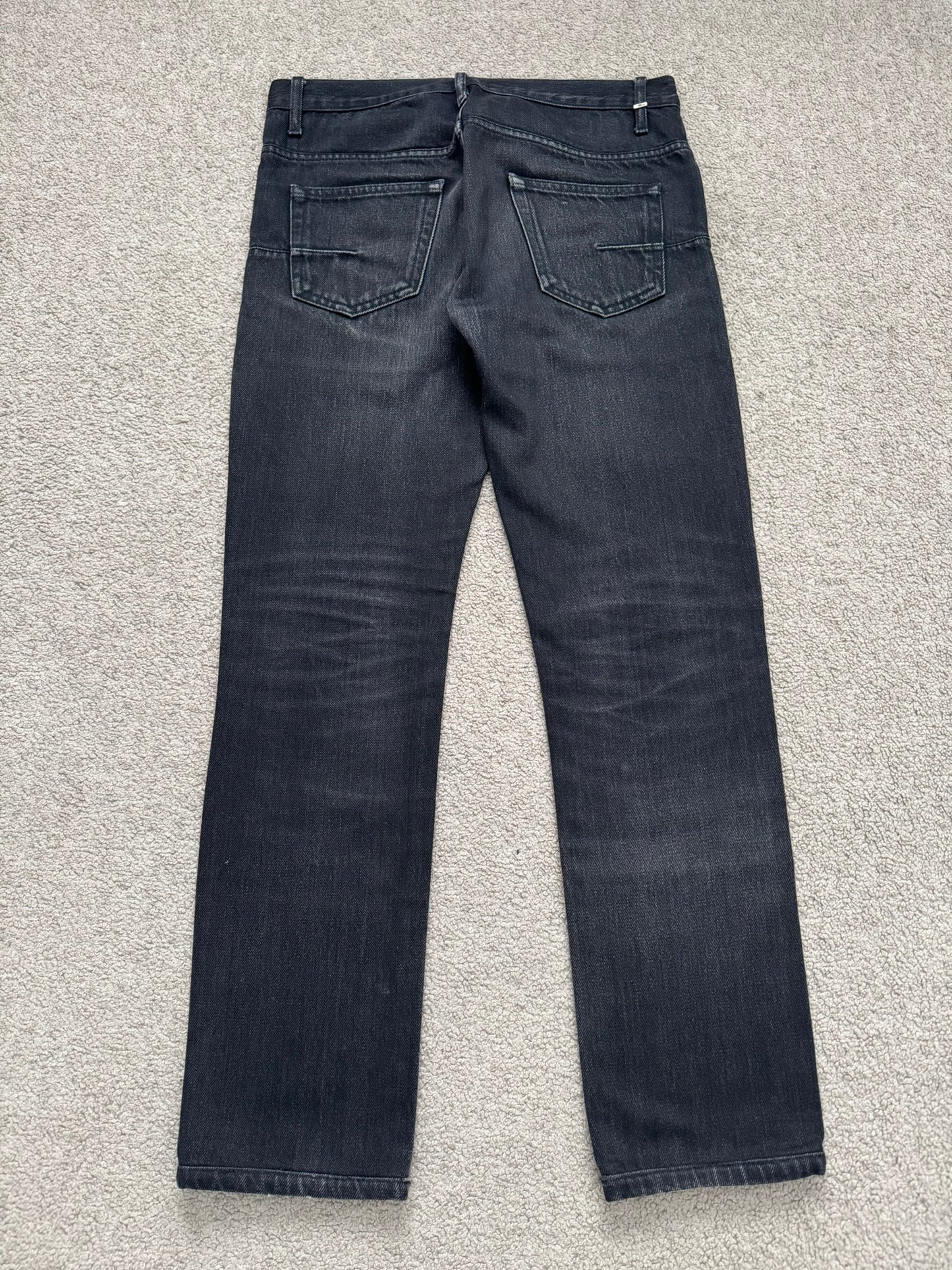 AW05 Dior Homme by Hedi Slimane "In The Morning" Faded Denim Jeans