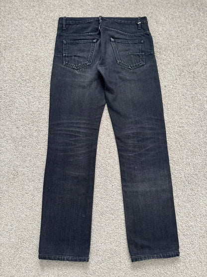 AW05 Dior Homme by Hedi Slimane "In The Morning" Faded Denim Jeans