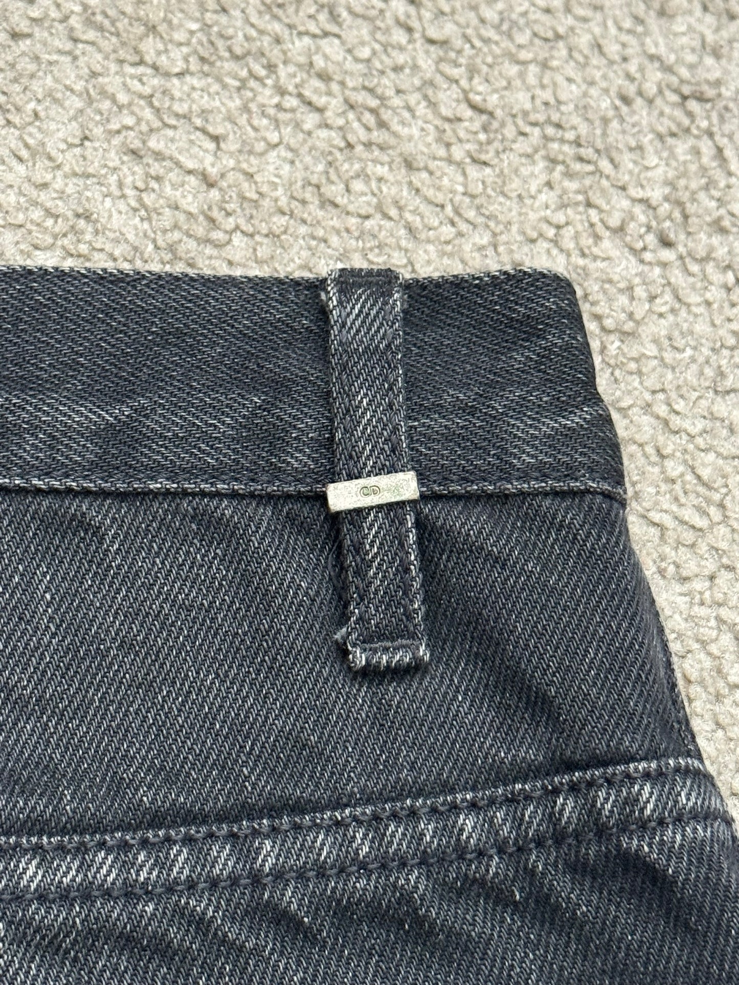 AW05 Dior Homme by Hedi Slimane "In The Morning" Faded Denim Jeans