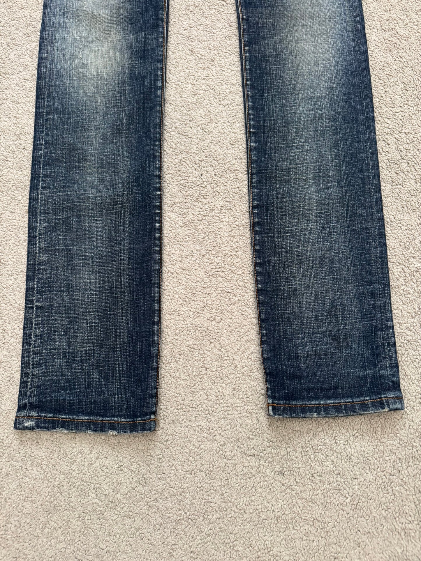 AW09 Dior Homme by Kris Van Assche "Basquiat" Jake Denim Jeans