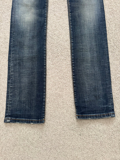 AW09 Dior Homme by Kris Van Assche "Basquiat" Jake Denim Jeans
