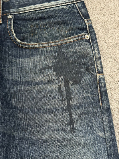 AW09 Dior Homme by Kris Van Assche "Basquiat" Jake Denim Jeans