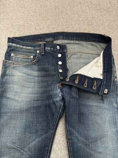 AW09 Dior Homme by Kris Van Assche "Basquiat" Jake Denim Jeans