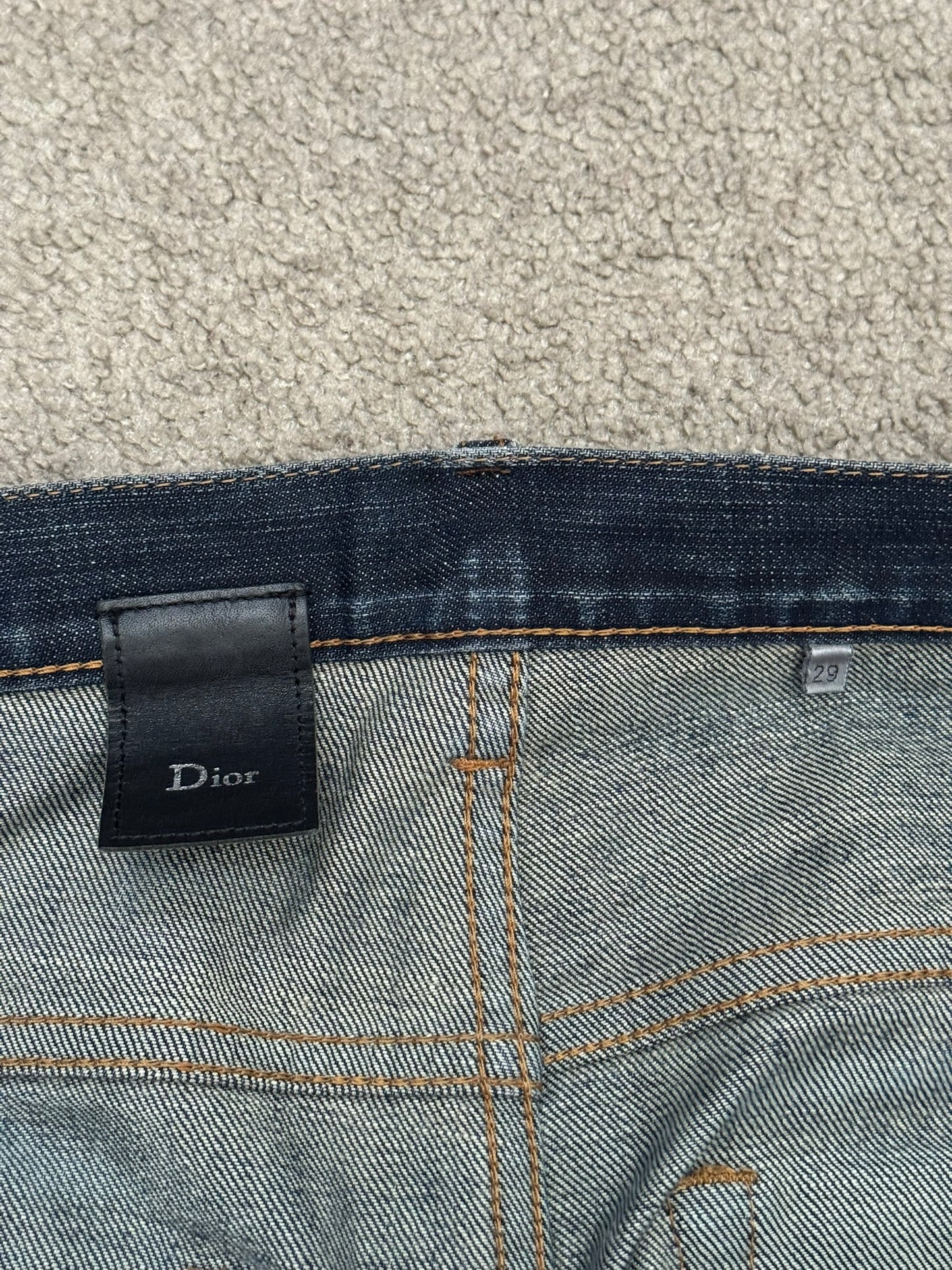 AW09 Dior Homme by Kris Van Assche "Basquiat" Jake Denim Jeans