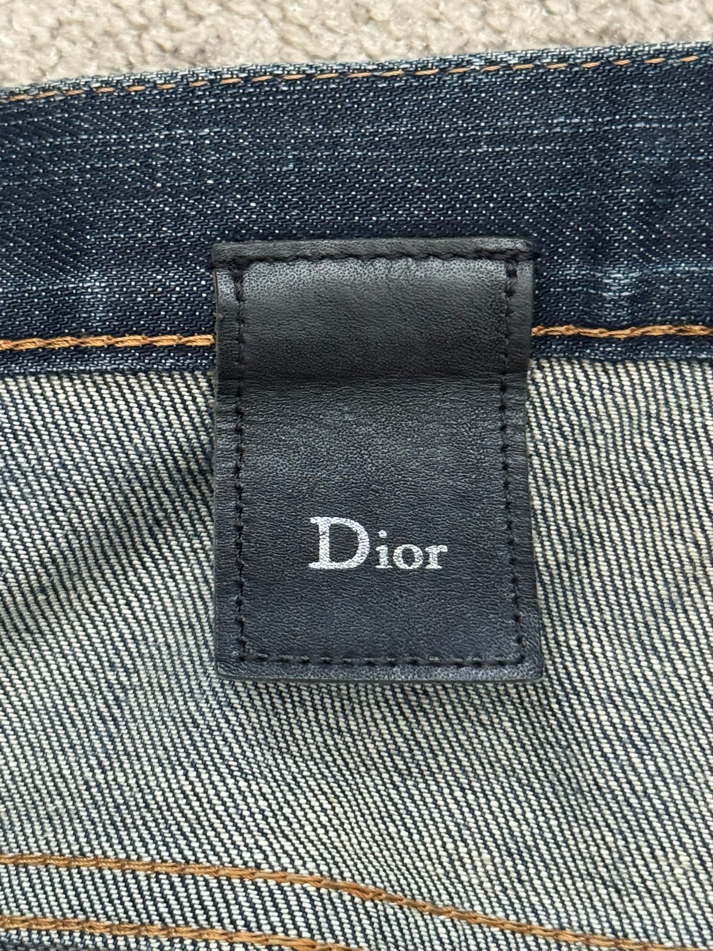 AW09 Dior Homme by Kris Van Assche "Basquiat" Jake Denim Jeans
