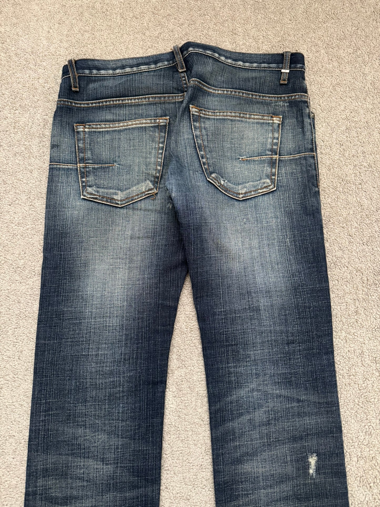 AW09 Dior Homme by Kris Van Assche "Basquiat" Jake Denim Jeans