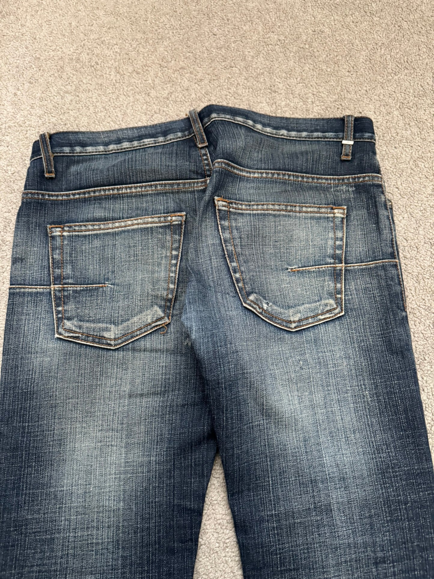 AW09 Dior Homme by Kris Van Assche "Basquiat" Jake Denim Jeans