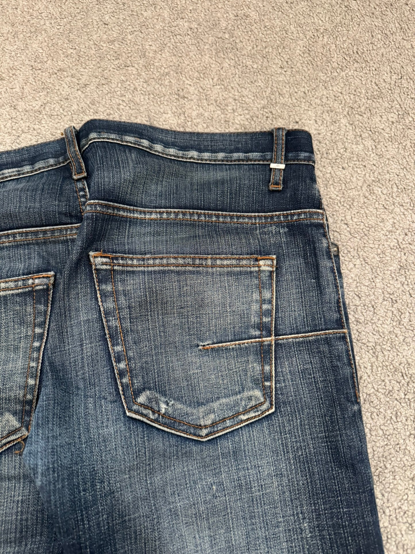 AW09 Dior Homme by Kris Van Assche "Basquiat" Jake Denim Jeans