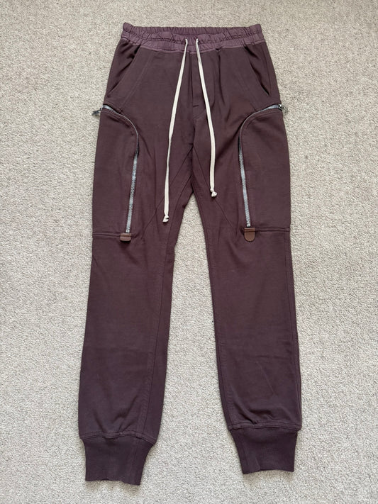 SS20 Rick Owens Mainline Blood Red Bauhaus Cargo Pants