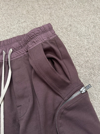 SS20 Rick Owens Mainline Blood Red Bauhaus Cargo Pants