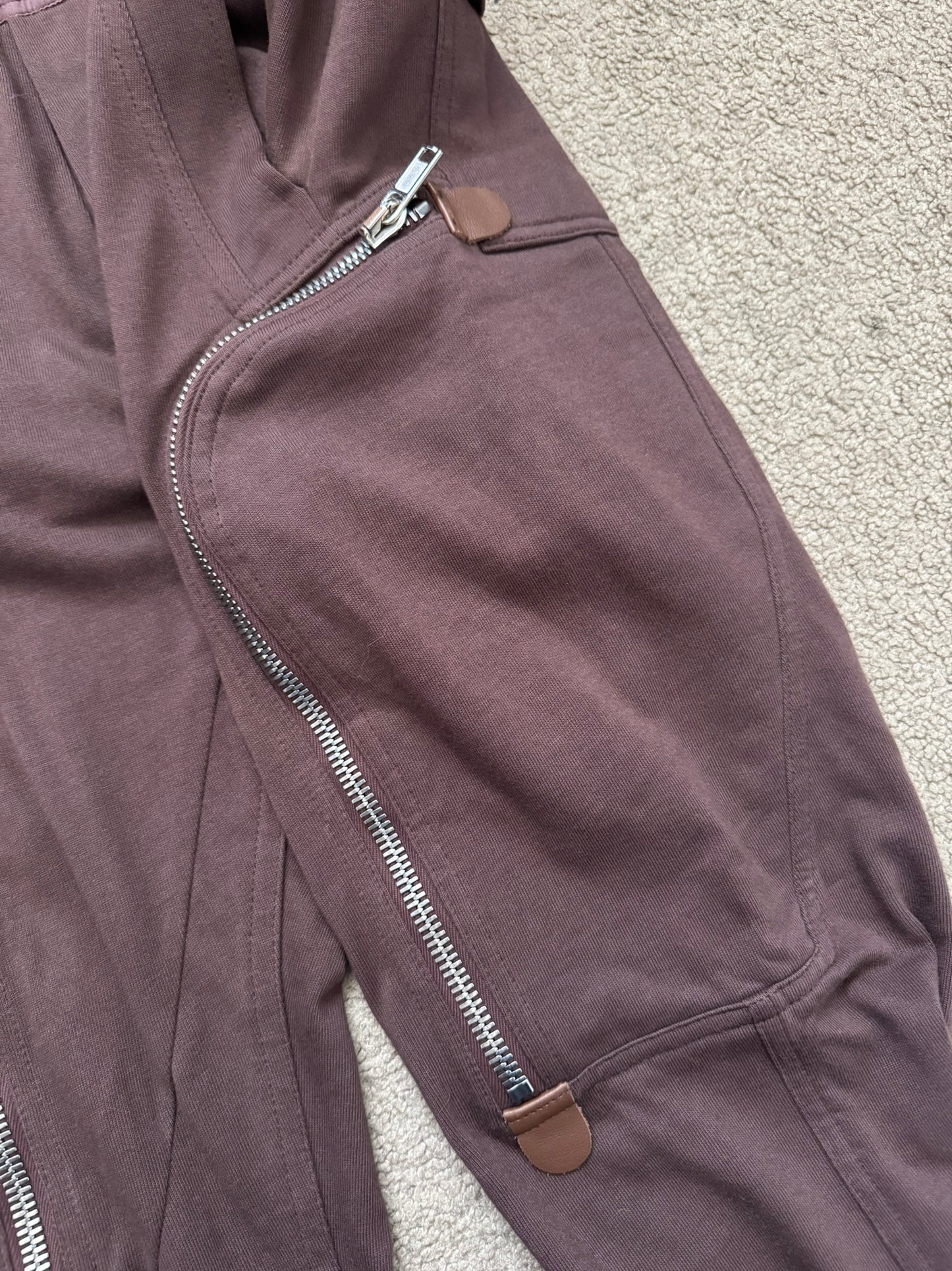 SS20 Rick Owens Mainline Blood Red Bauhaus Cargo Pants