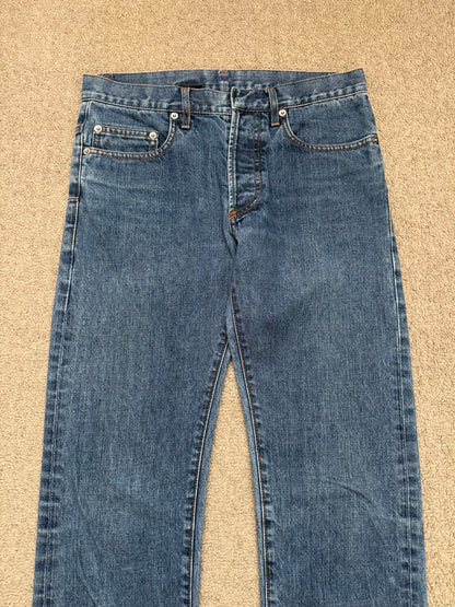 SS05 Dior Homme by Hedi Slimane Washed Blue Denim Jeans