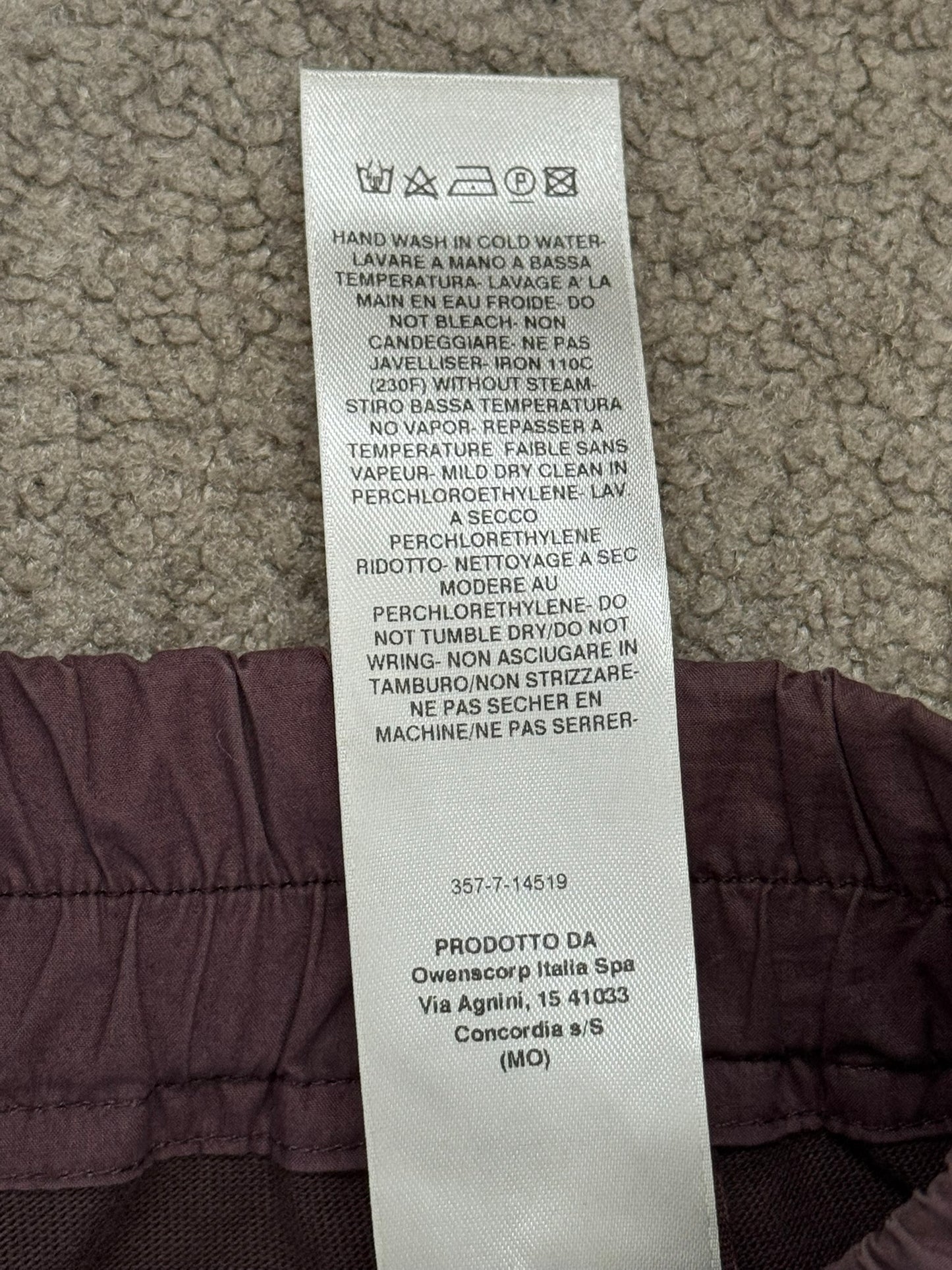 SS20 Rick Owens Mainline Blood Red Bauhaus Cargo Pants