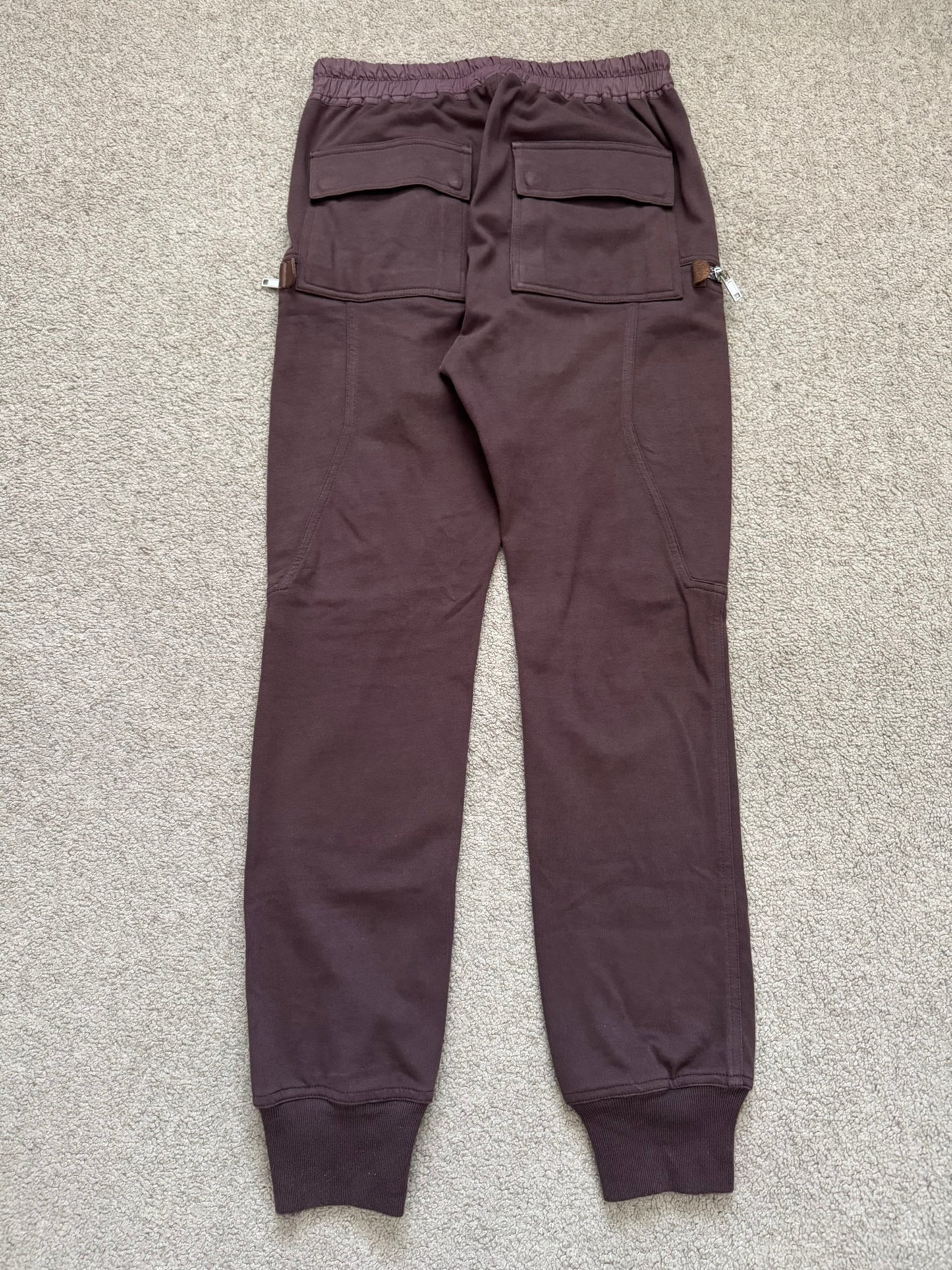 SS20 Rick Owens Mainline Blood Red Bauhaus Cargo Pants
