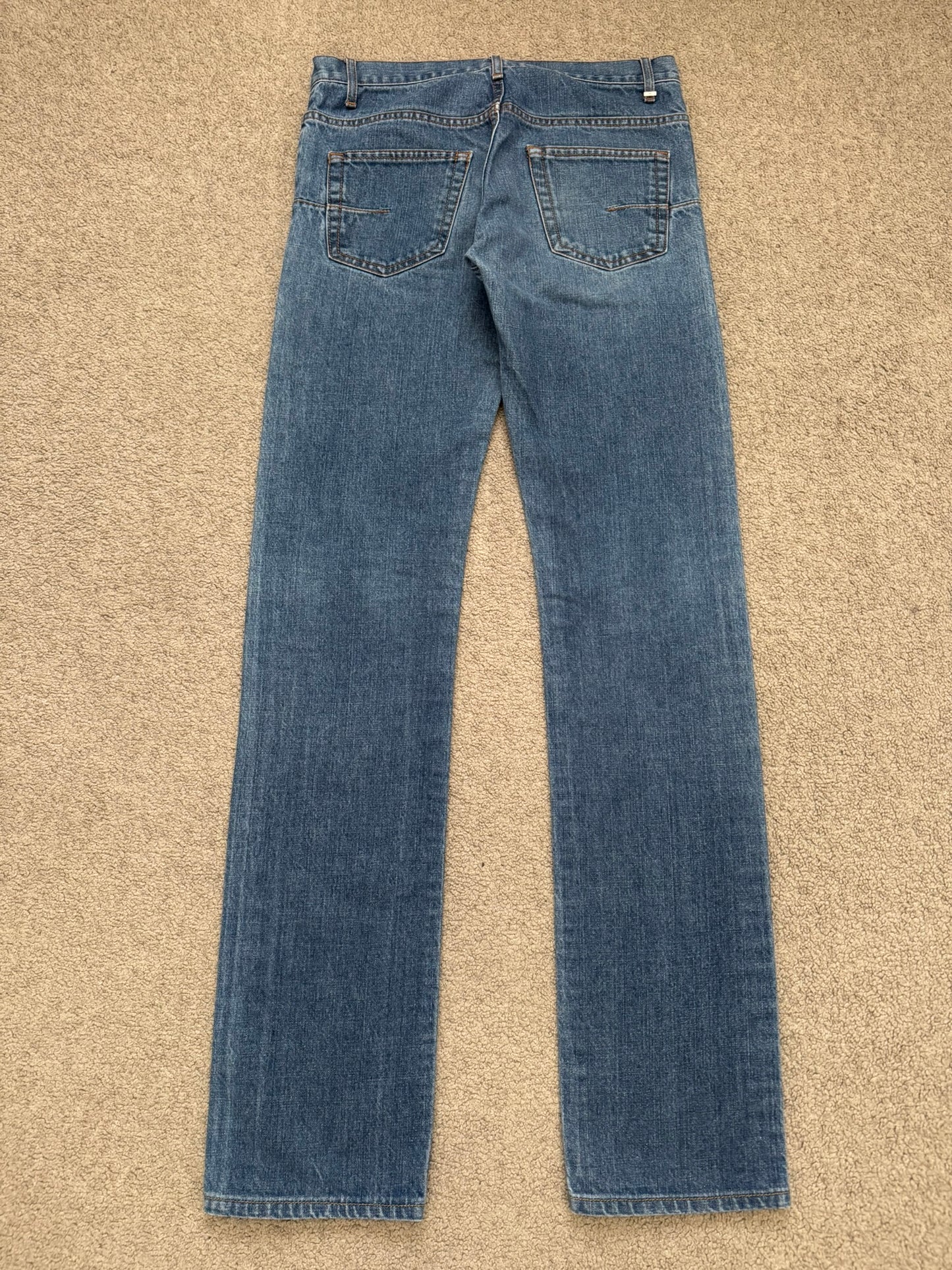 SS05 Dior Homme by Hedi Slimane Washed Blue Denim Jeans
