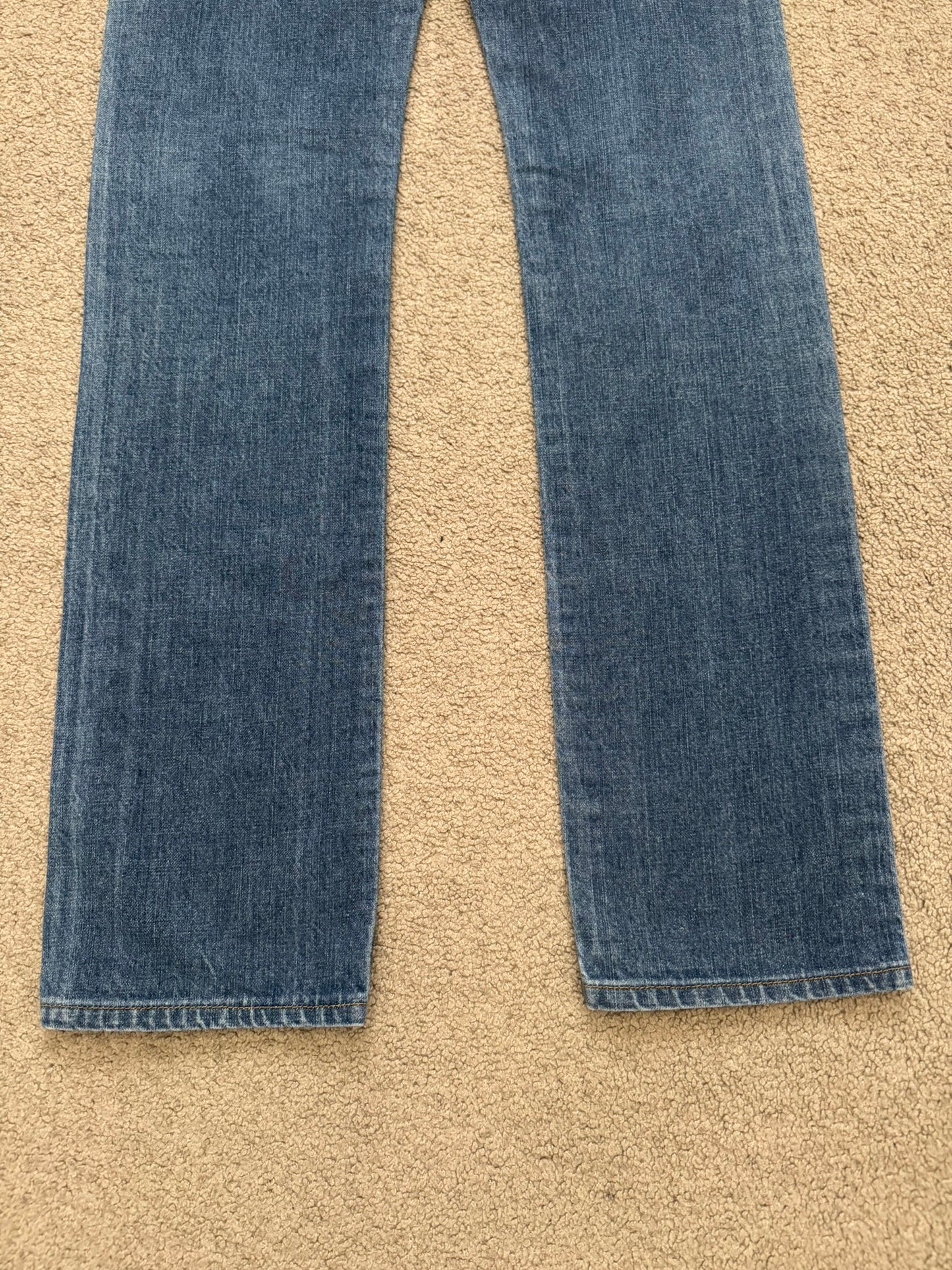SS05 Dior Homme by Hedi Slimane Washed Blue Denim Jeans