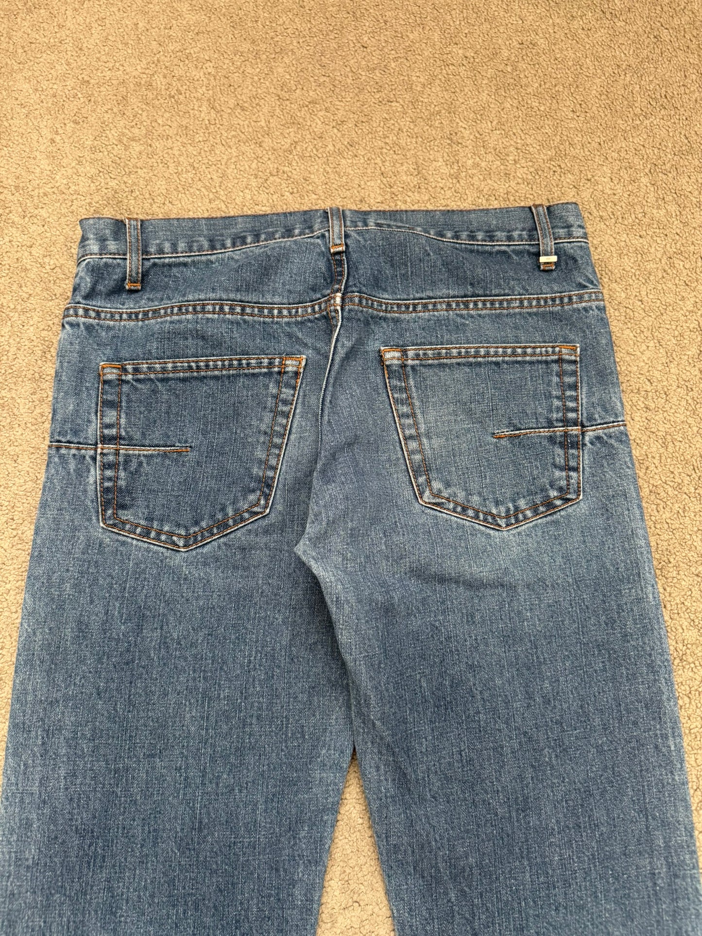 SS05 Dior Homme by Hedi Slimane Washed Blue Denim Jeans