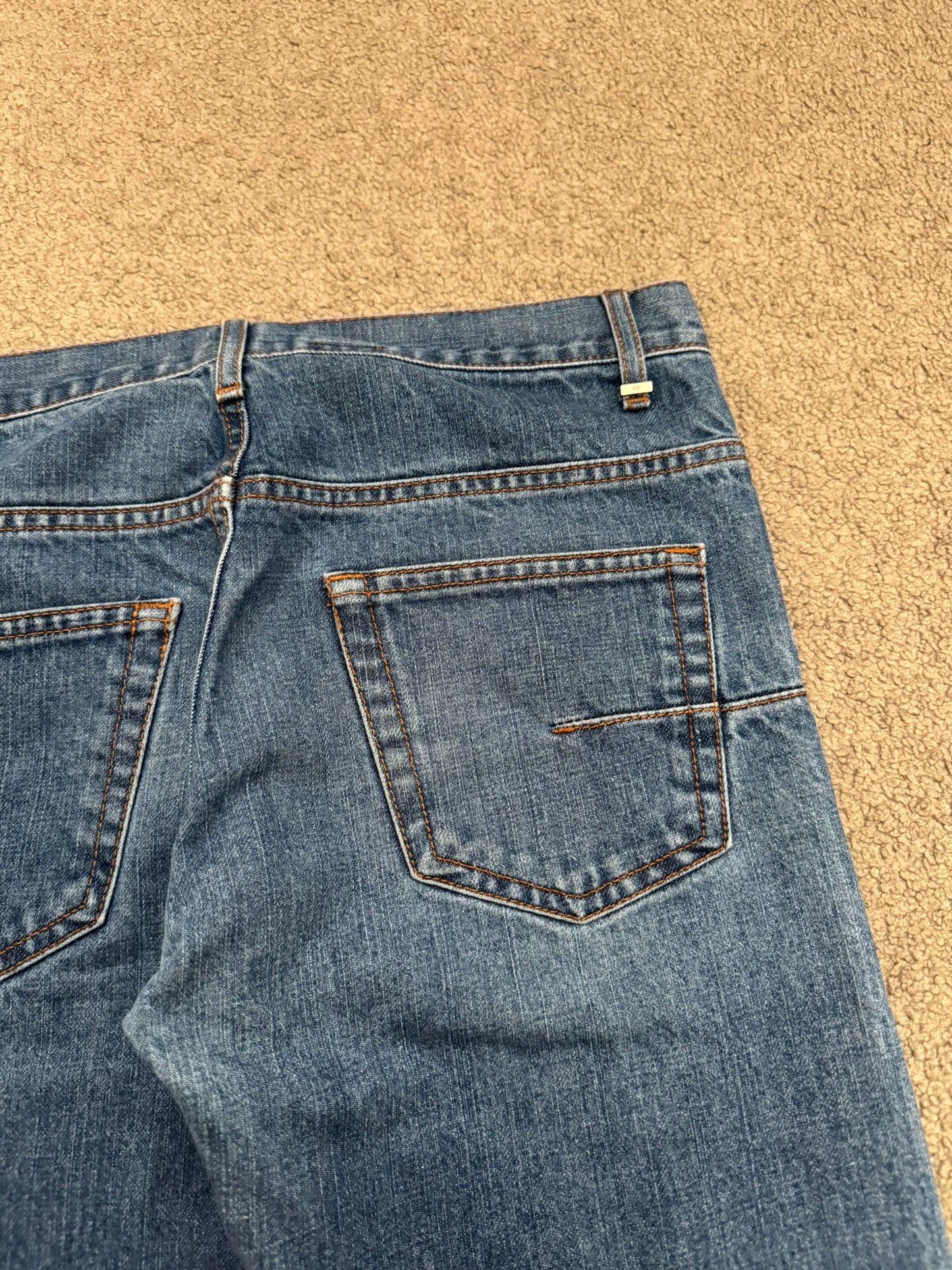 SS05 Dior Homme by Hedi Slimane Washed Blue Denim Jeans