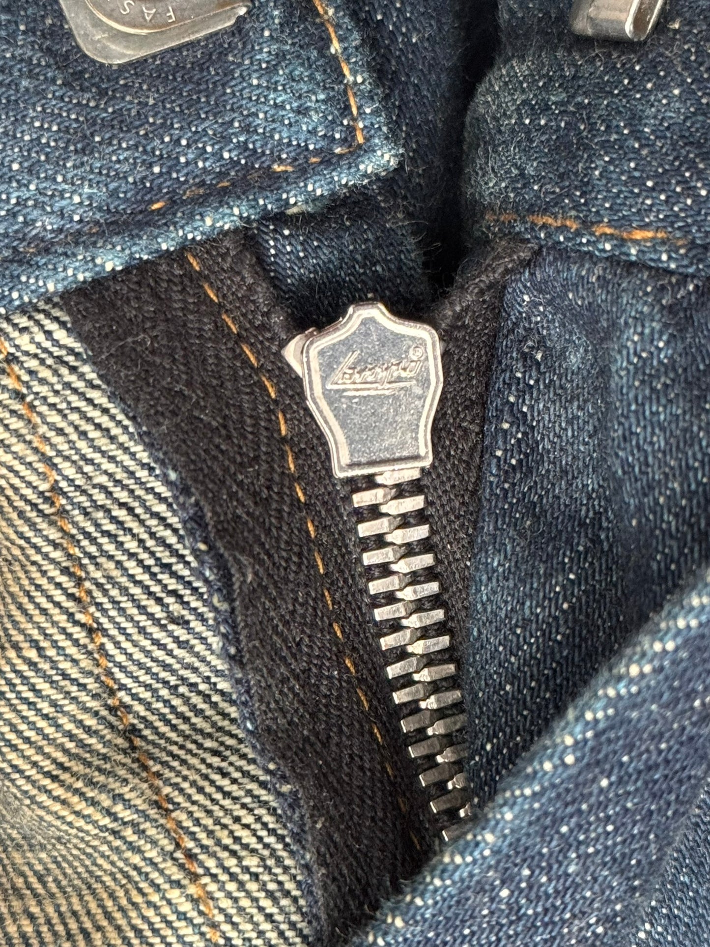 FW12 Balmain by Olivier Rousteing Indigo Zip Biker Denim Jeans