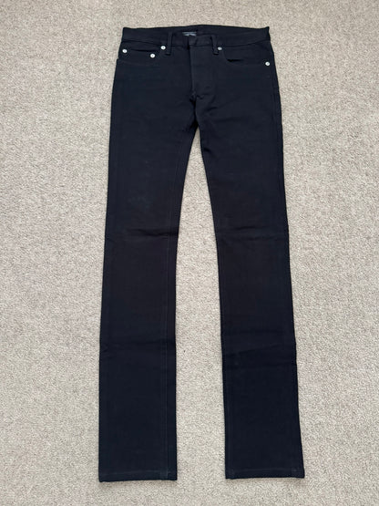 SS07 Dior Homme by Hedi Slimane Black MIJ Rayon Denim Jeans