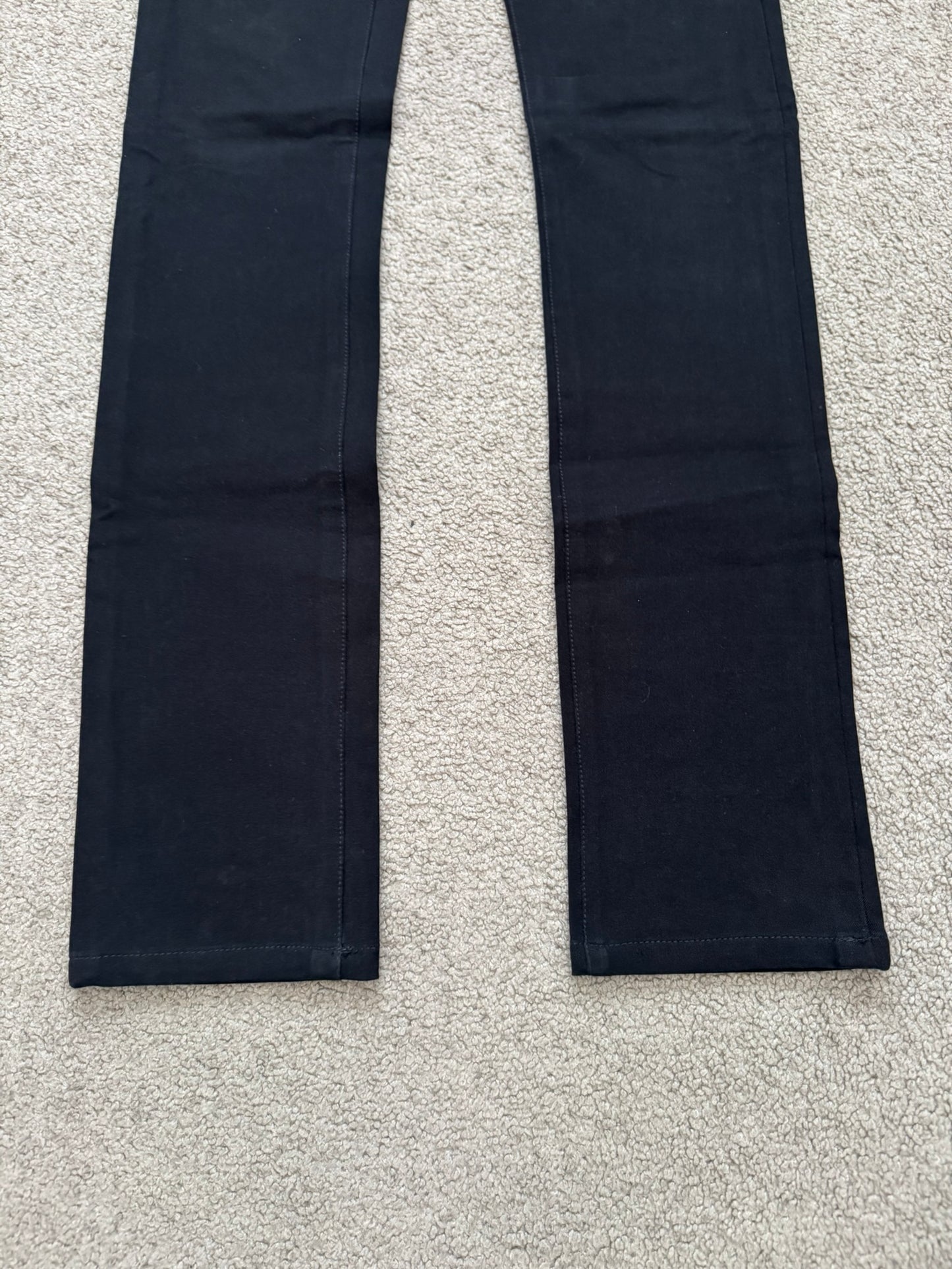 SS07 Dior Homme by Hedi Slimane Black MIJ Rayon Denim Jeans