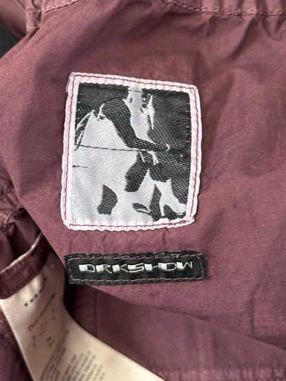 SS21 Rick Owens DRKSHDW Cherry Waxed Creatch Cargo Pants