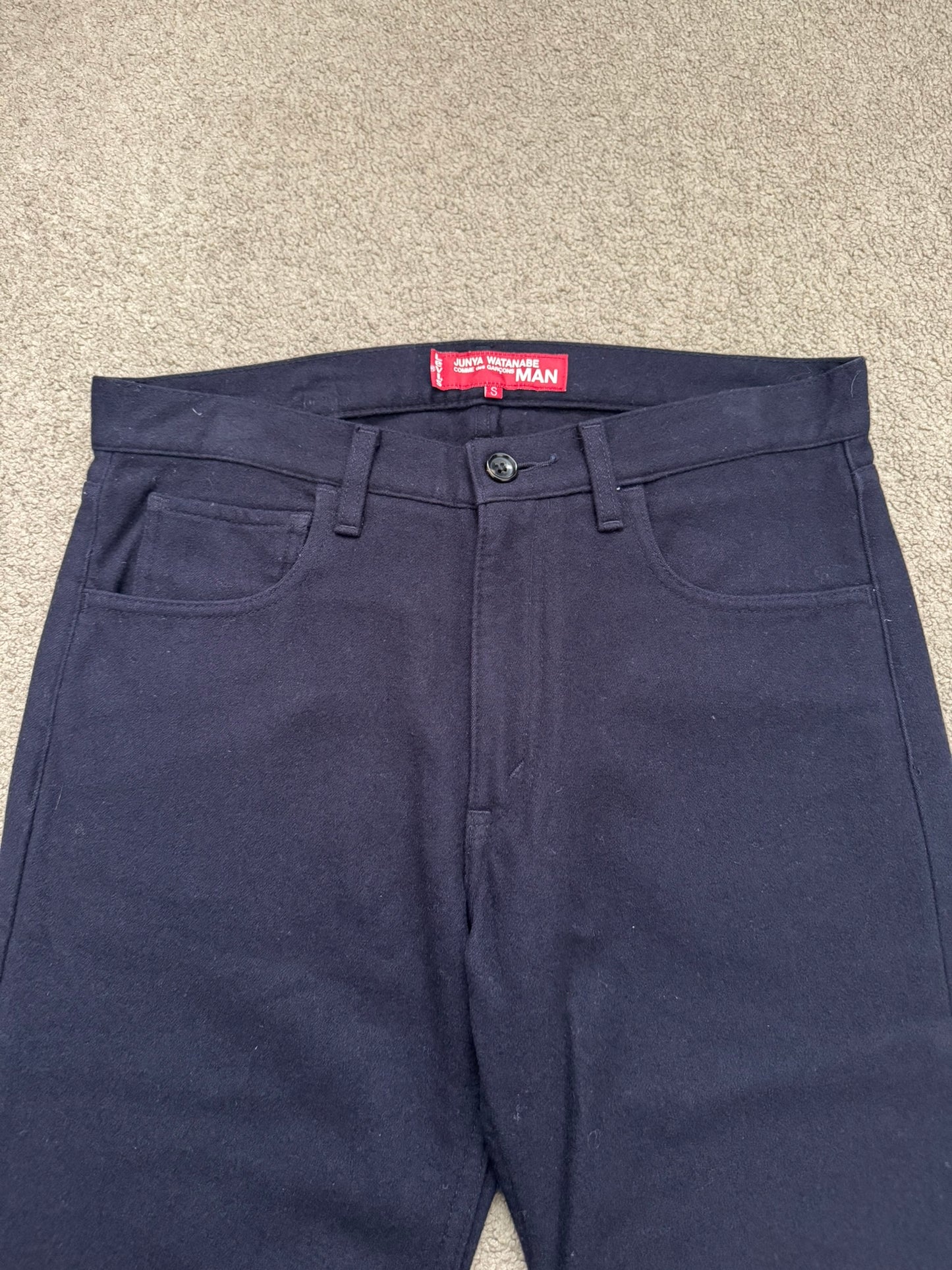 AW02 Junya Watanabe x Levis Greenwich Pigs Printed Wool Pants