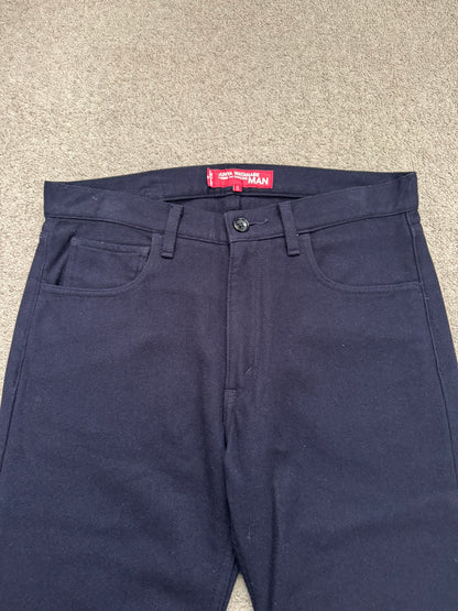 AW02 Junya Watanabe x Levis Greenwich Pigs Printed Wool Pants