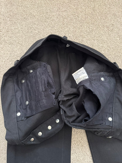 SS07 Dior Homme by Hedi Slimane Black MIJ Rayon Denim Jeans