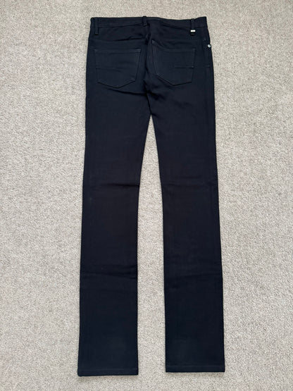 SS07 Dior Homme by Hedi Slimane Black MIJ Rayon Denim Jeans