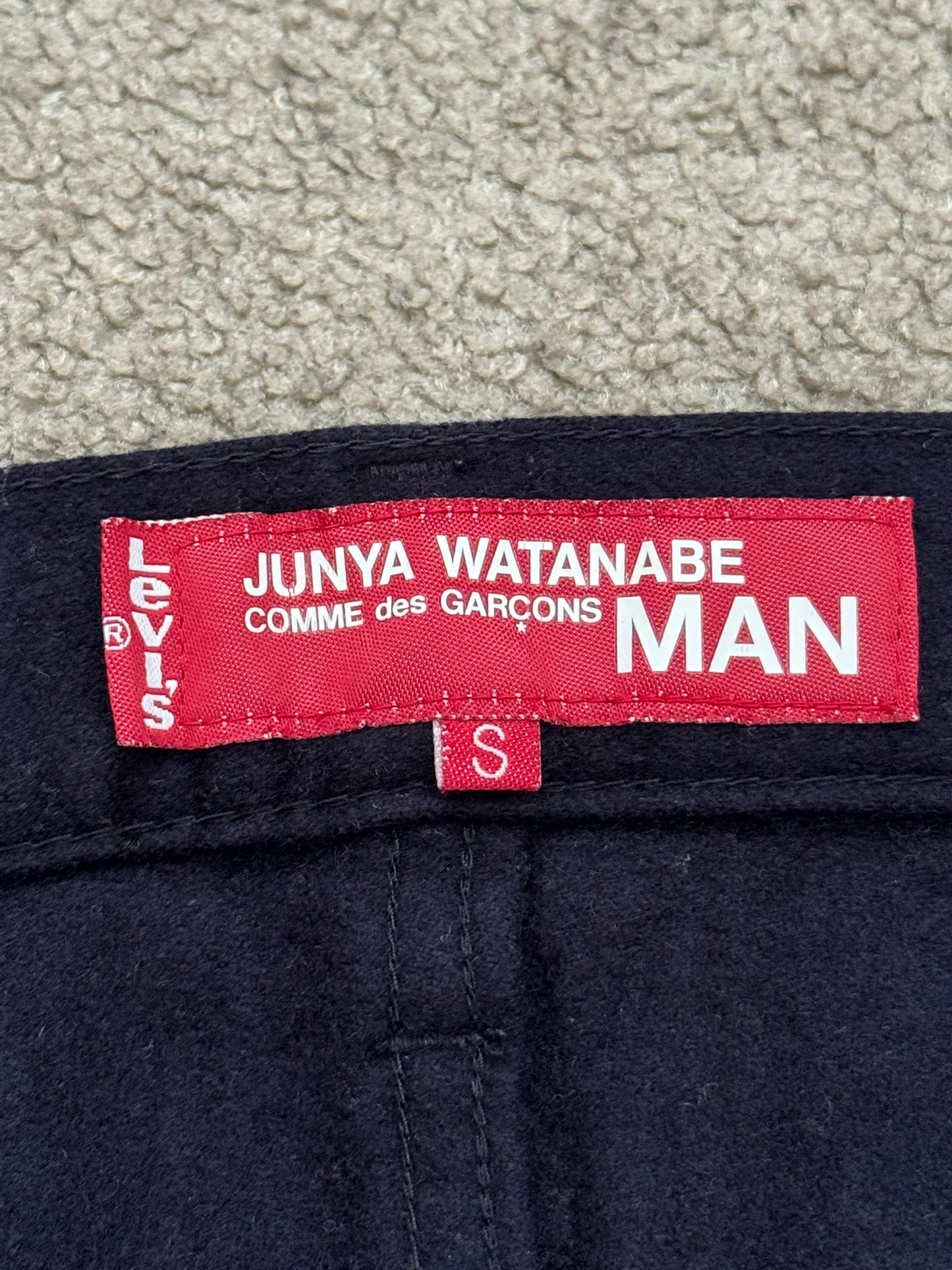 AW02 Junya Watanabe x Levis Greenwich Pigs Printed Wool Pants