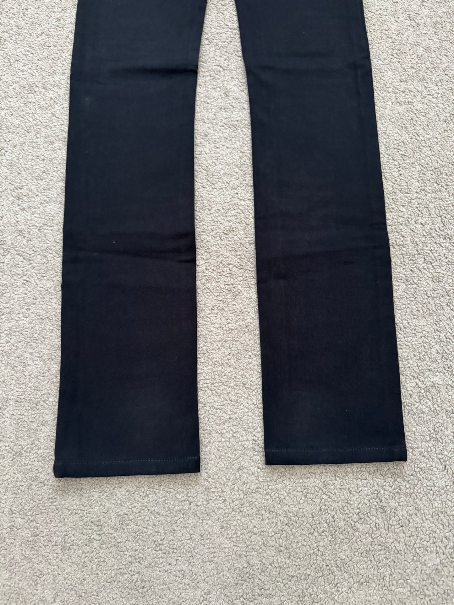 SS07 Dior Homme by Hedi Slimane Black MIJ Rayon Denim Jeans