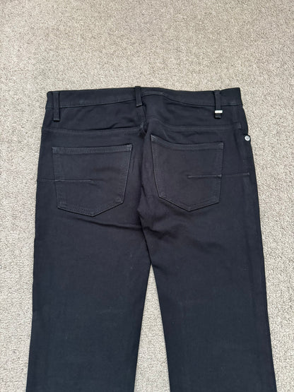 SS07 Dior Homme by Hedi Slimane Black MIJ Rayon Denim Jeans