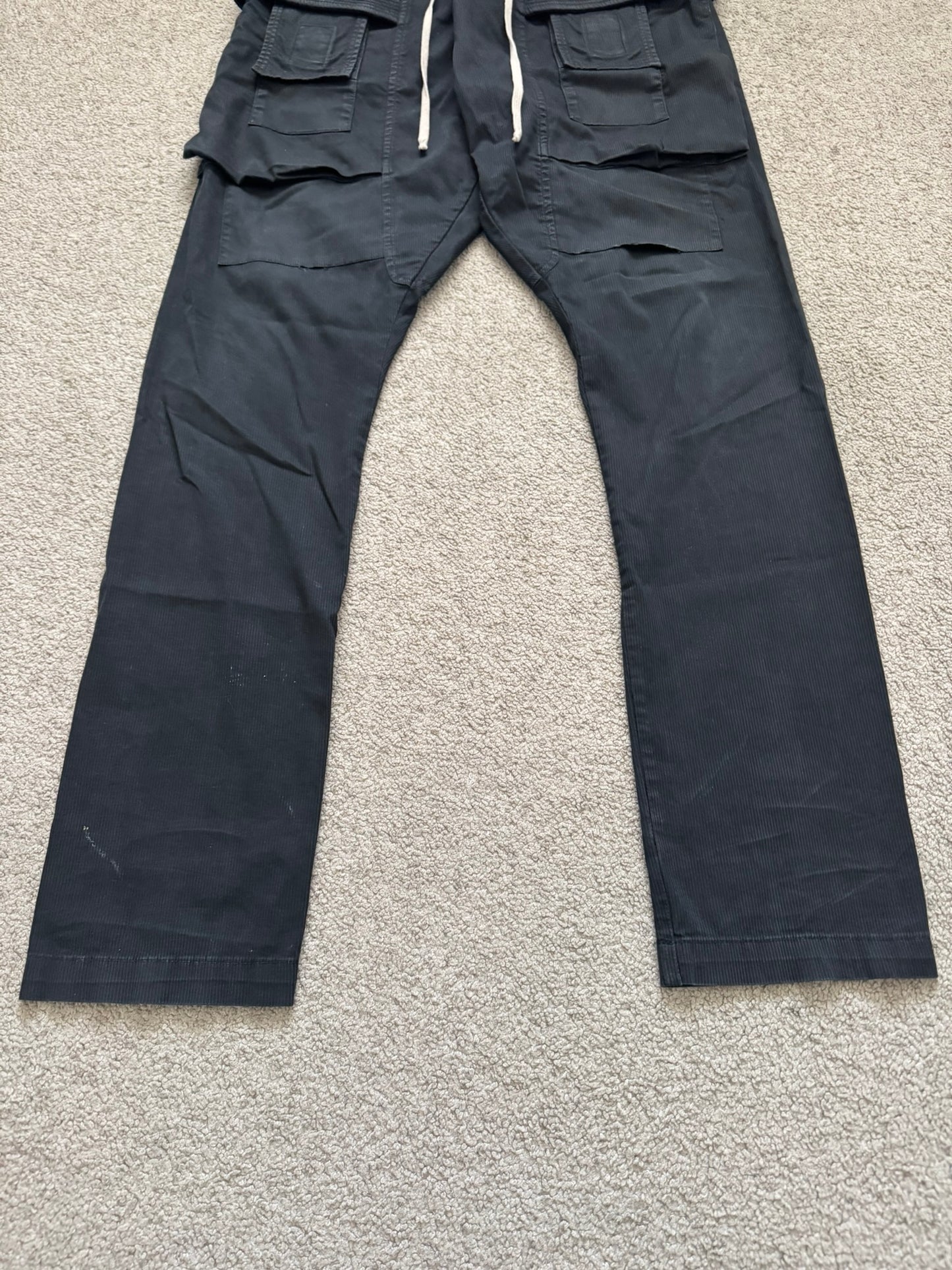 SS16 Rick Owens DRKSHDW Black Creatch Cargo Pants