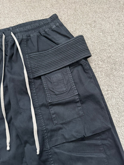 SS16 Rick Owens DRKSHDW Black Creatch Cargo Pants