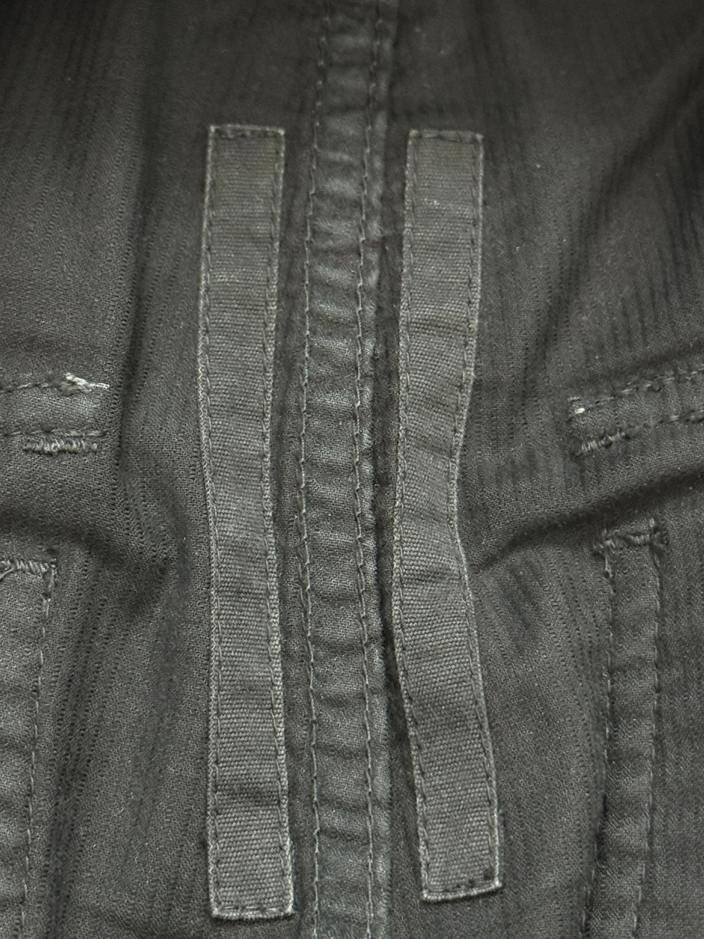 SS16 Rick Owens DRKSHDW Black Creatch Cargo Pants