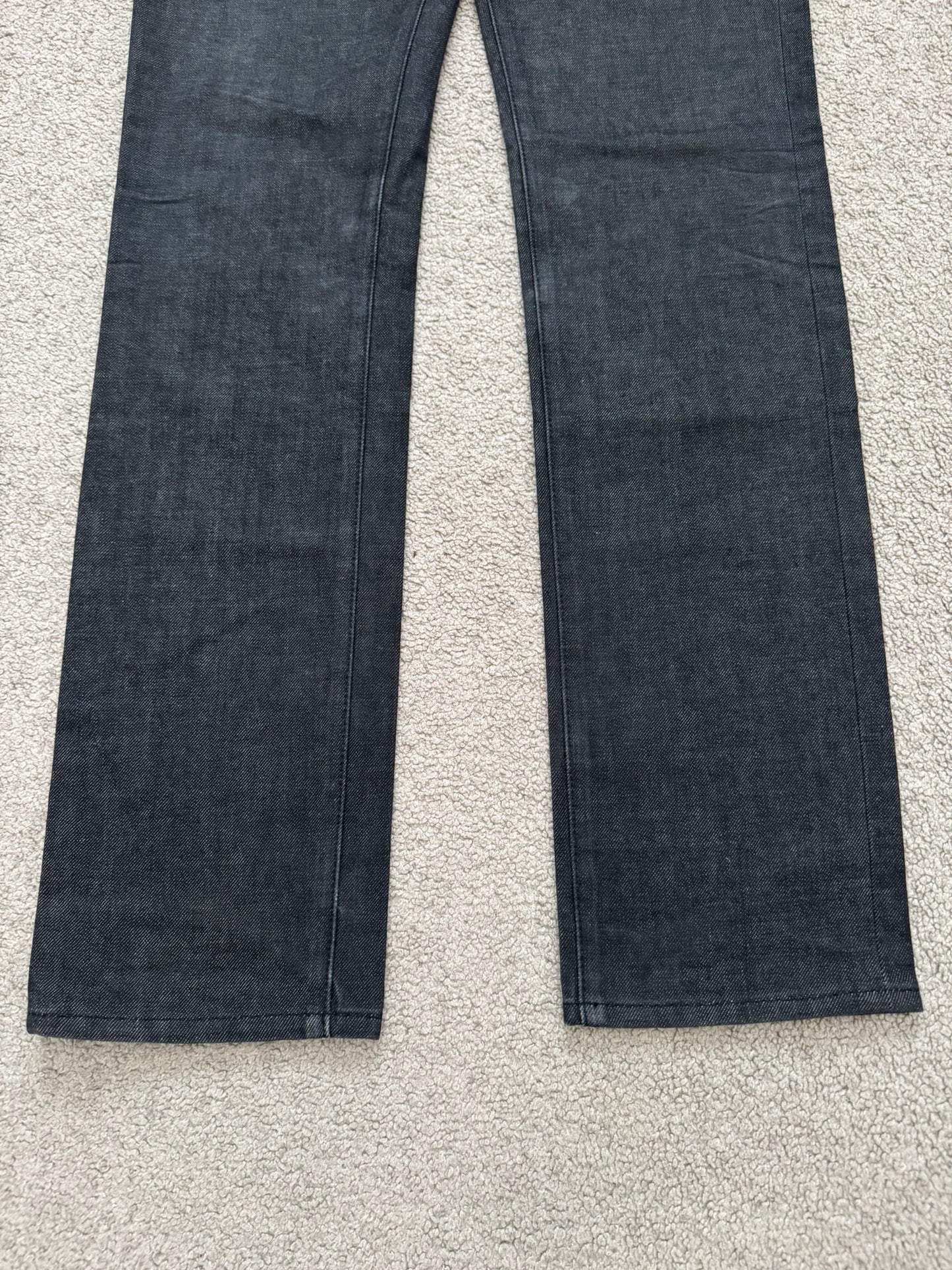 Dior Homme by Hedi Slimane Black Raw Denim Jeans