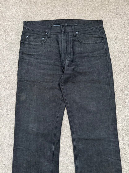 Dior Homme by Hedi Slimane Black Raw Denim Jeans