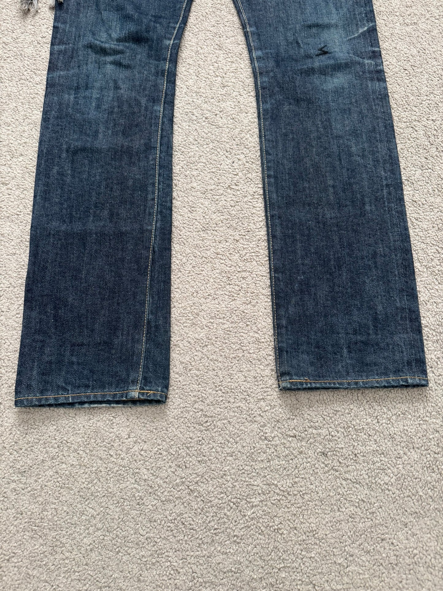 SS08 Undercover Fringe Tassel Lightning Bolt Denim Jeans