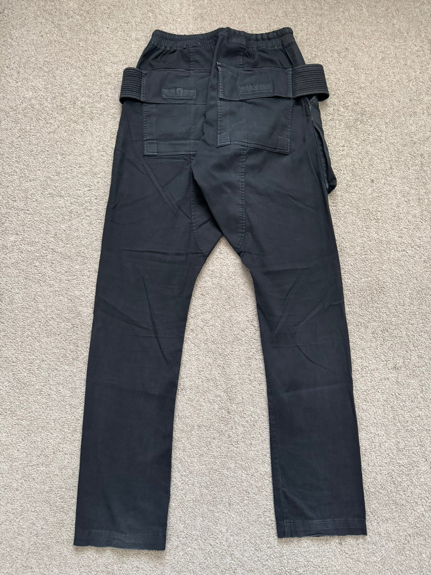 SS16 Rick Owens DRKSHDW Black Creatch Cargo Pants