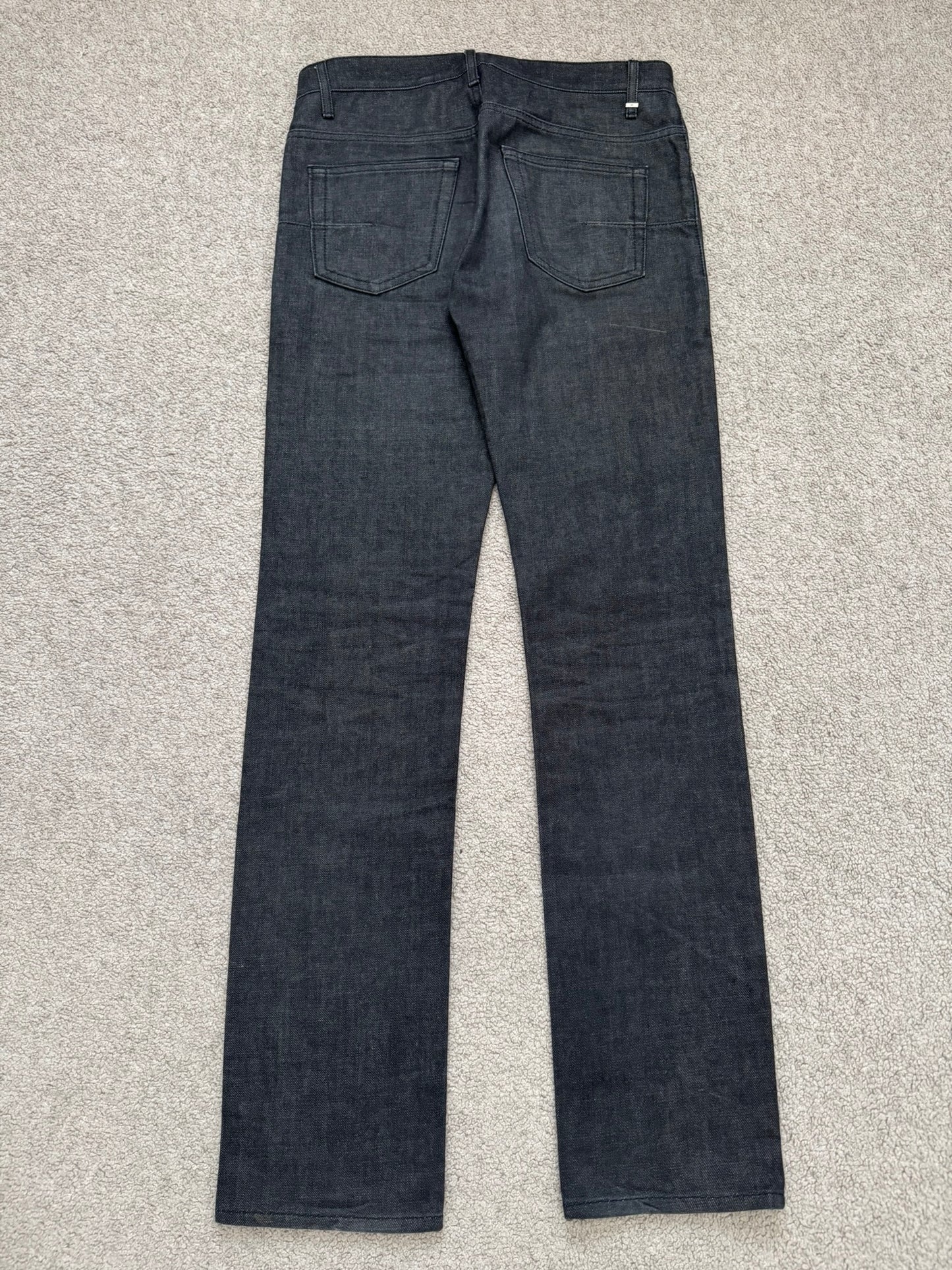 Dior Homme by Hedi Slimane Black Raw Denim Jeans