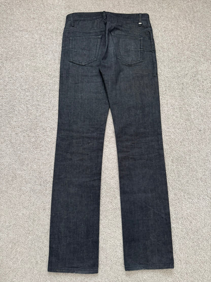 Dior Homme by Hedi Slimane Black Raw Denim Jeans