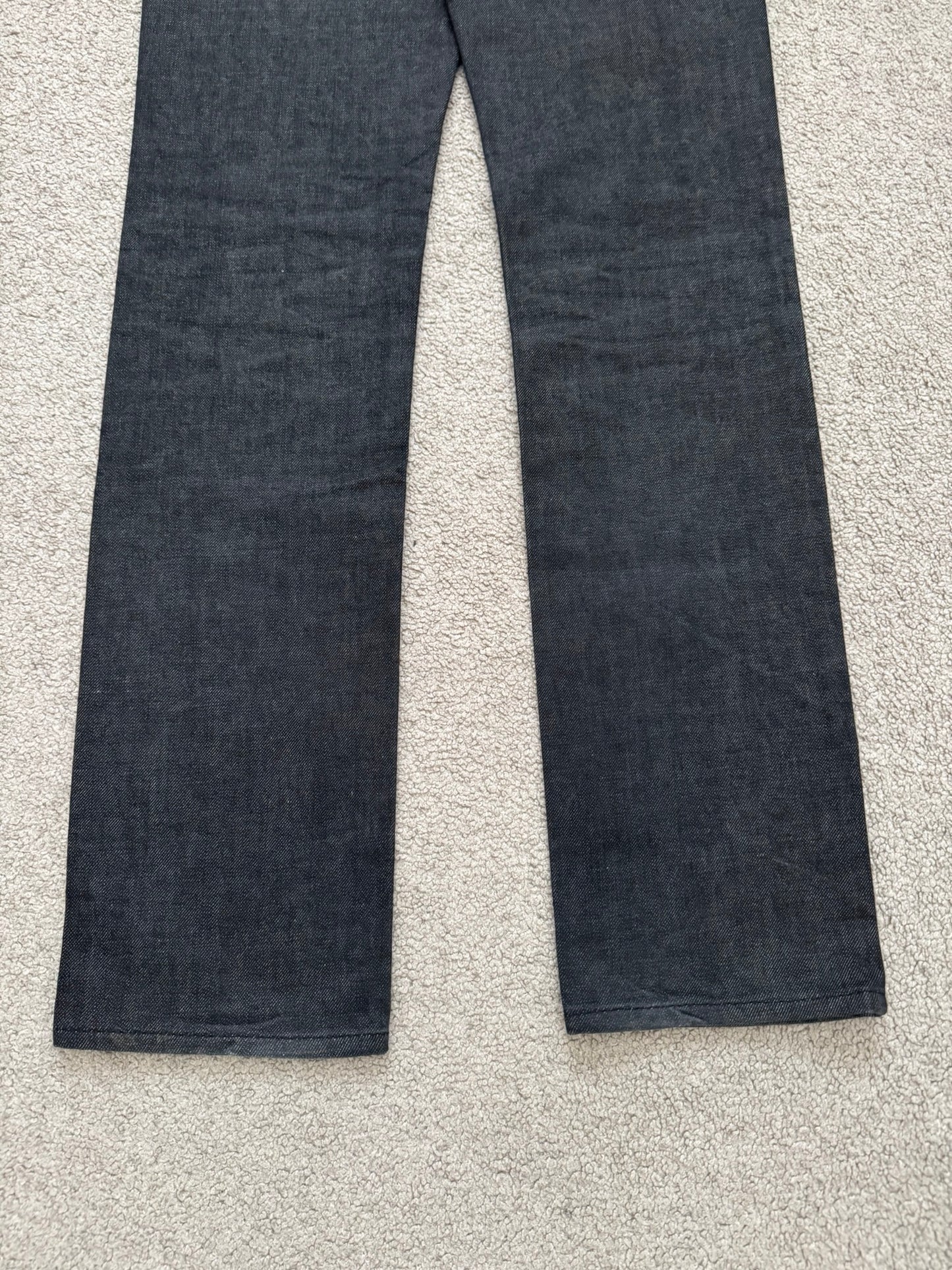 Dior Homme by Hedi Slimane Black Raw Denim Jeans
