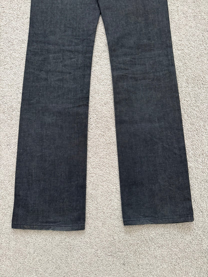 Dior Homme by Hedi Slimane Black Raw Denim Jeans